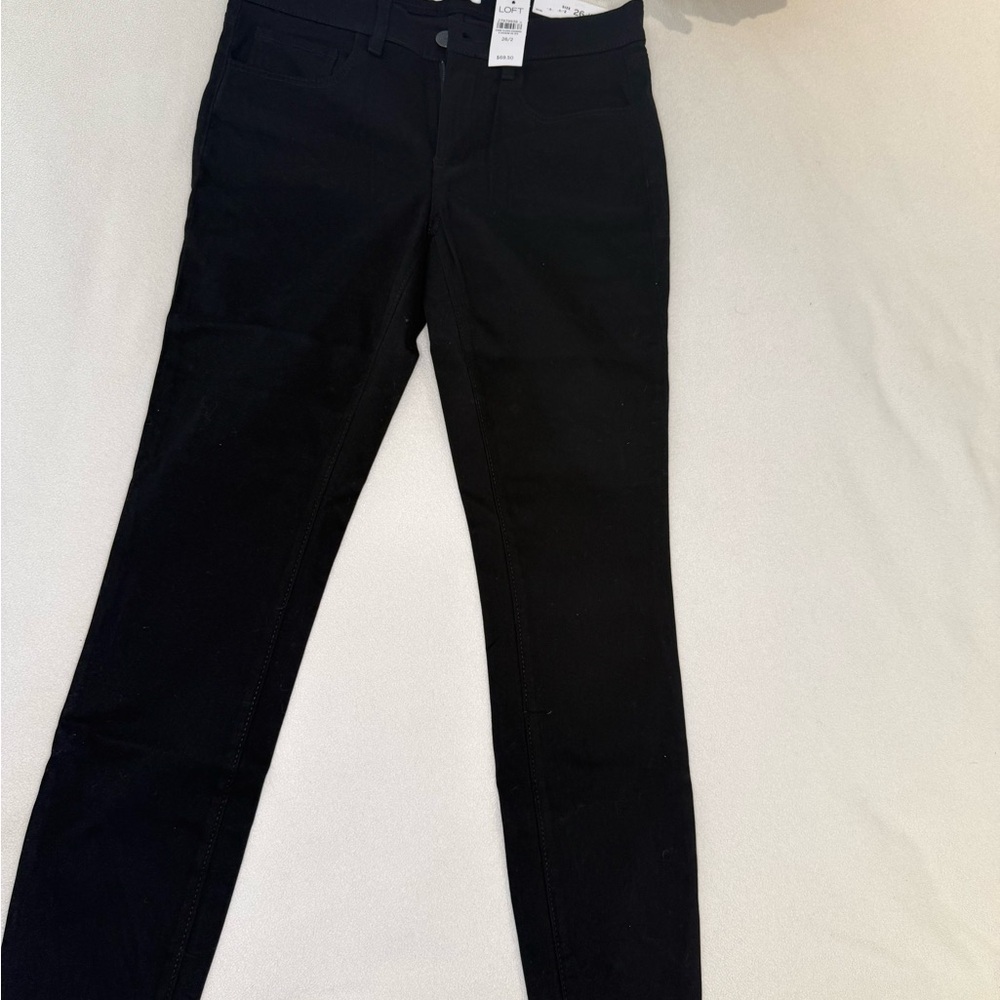LOFT Women's legging NWT Black Jeans - Picture 3 of 3